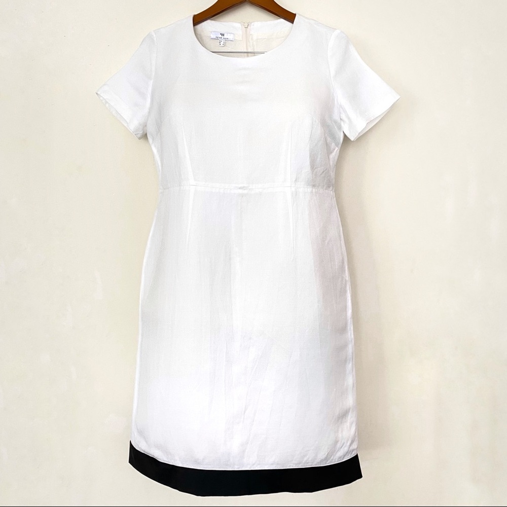 Peter Hahn white linen dress